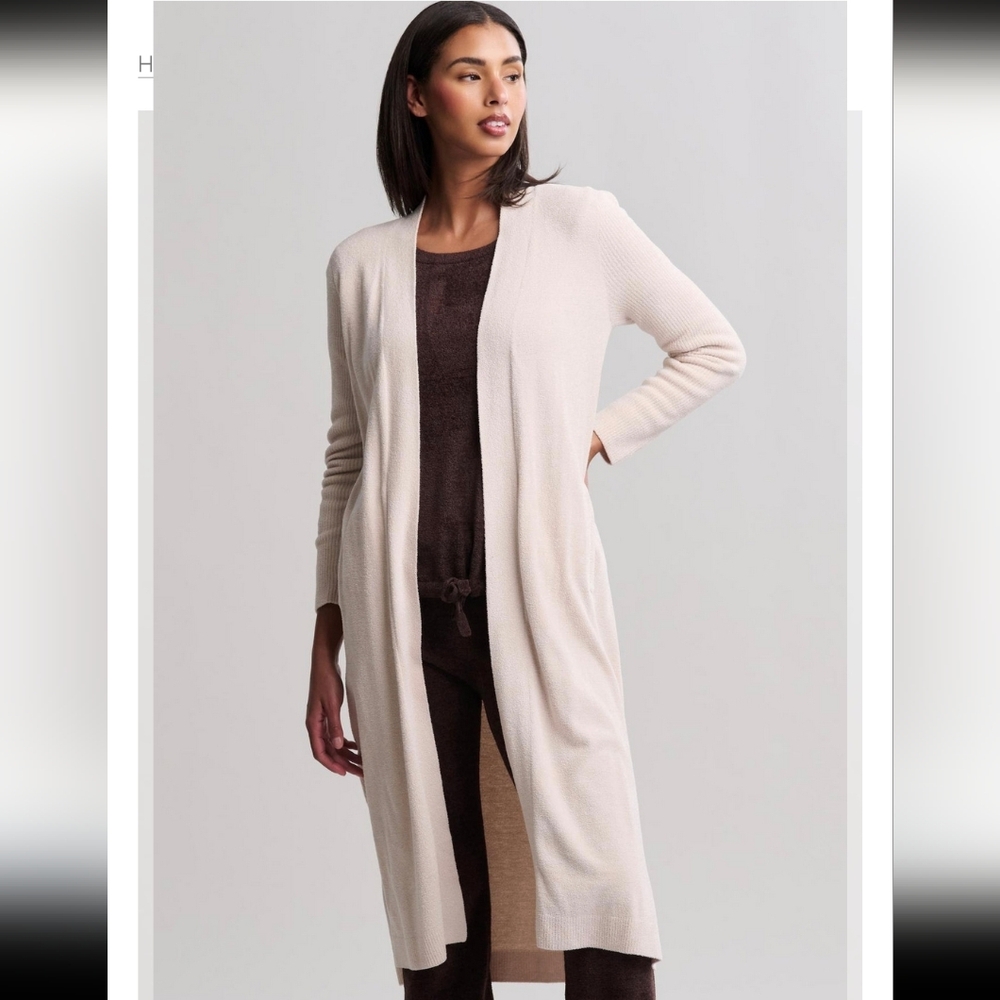 Barefoot Dreams Womens Everything Cardigan‎ Sweater CozyChic Ultra Lite Medium